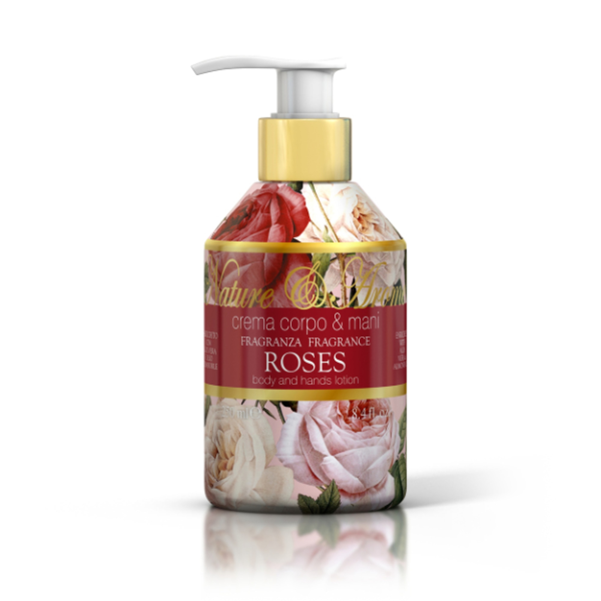 250 ML Rudy NATURE&AROME - ROSA Crema Mani e Corpo 1 di 1