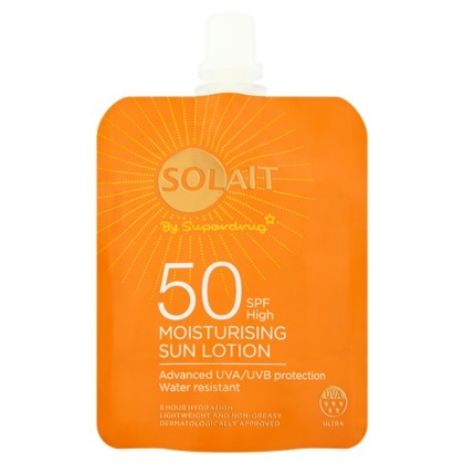 1 PCS Solait PROTEZIONE SOLARE Lozione Solare Pouch SPF50  1 di 1 