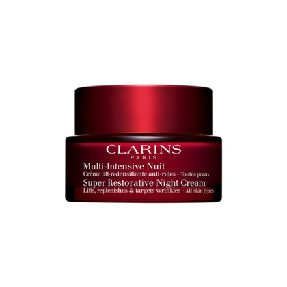 50 ML Clarins MULTI-INTENSIVE CREMA ANTIETÀ NOTTE TUTTI I TIPI DI PELLE Crema Notte Anti-età  1 di 3 