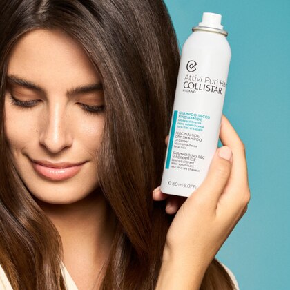 150 ML Collistar SHAMPOO SECCO NIACINAMIDE Shampoo Secco Seboequilibrante - Per Tutti i Tipi di Cute e Capelli  1 di 2 