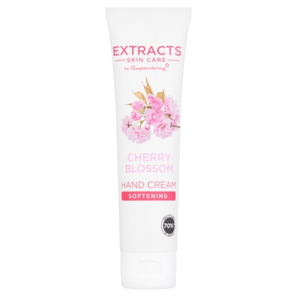 65 ML Superdrug Extracts CHERRY BLOSSOM HAND CREAM Crema Mani ai Fiori di Ciliegio e Albicocca  1 di 2 