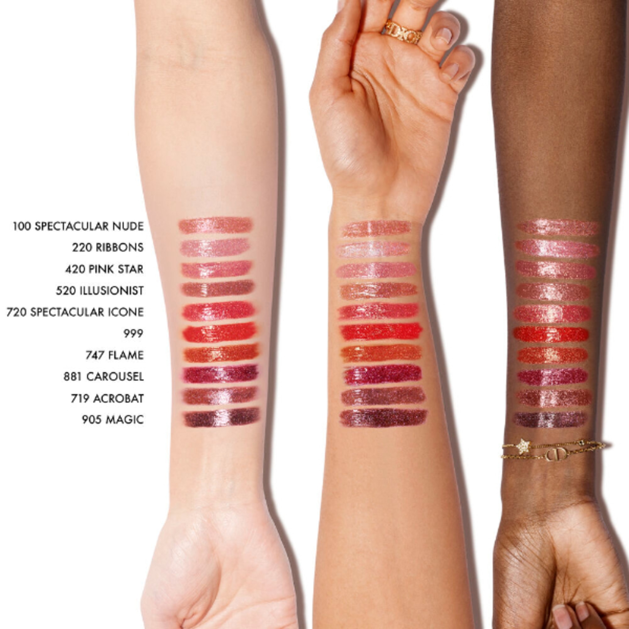 Duo Rossetto e Gloss con Finish Glitterato o Brillante