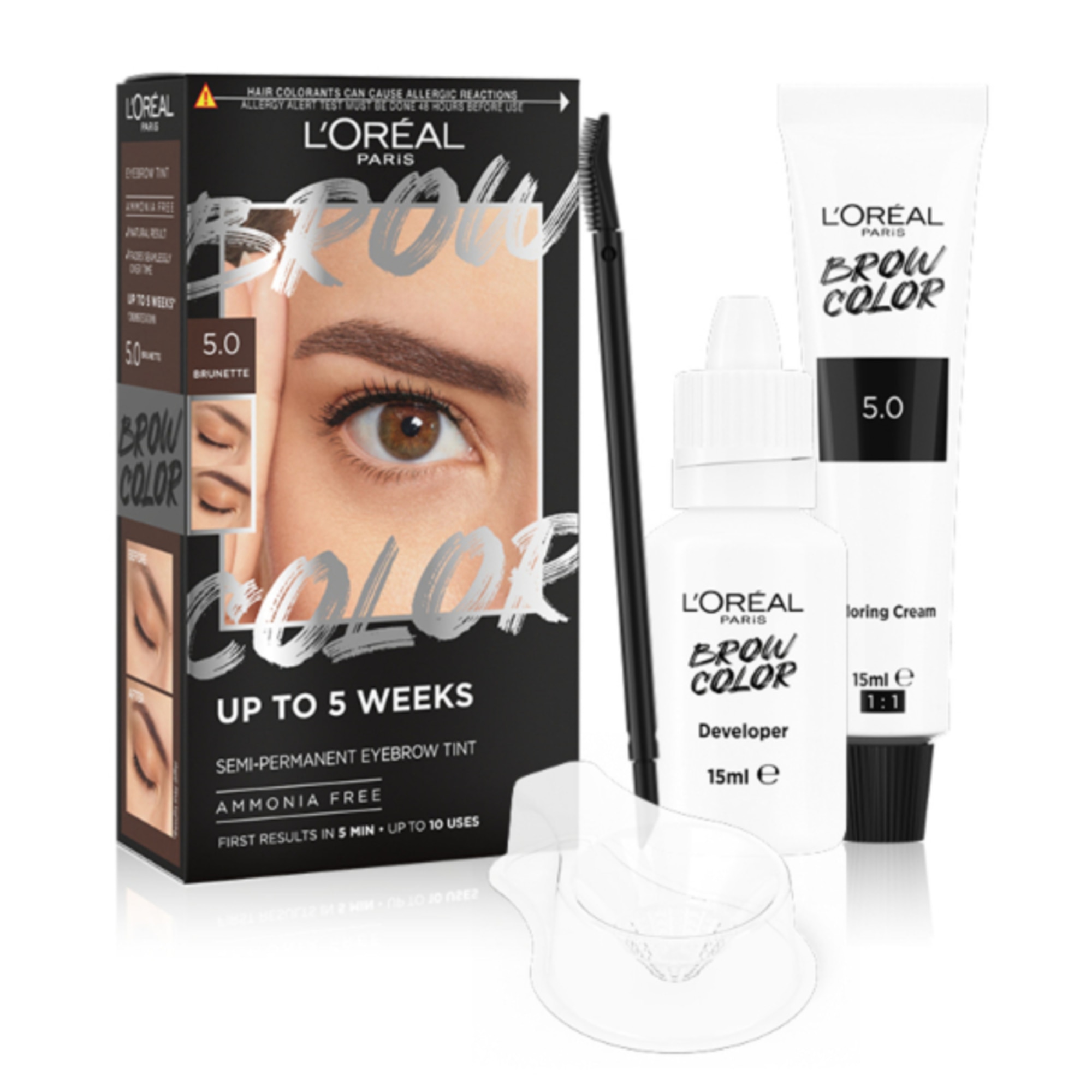 L'Oréal Paris BROW COLOR KIT Kit Colorazione Sopracciglia 1 di 7 Kit Colorazione Sopracciglia
