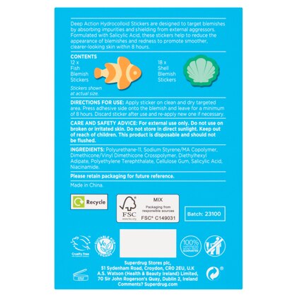 Patch Impefezioni Acido Salicilico - Pesce Pagliaccio