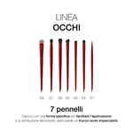  Diego dalla Palma PENNELLO PROFESSIONALE Pennello Occhi Obliquo per Sfumatura di Precisione  1 di 2 Pennello Occhi Obliquo per Sfumatura di Precisione