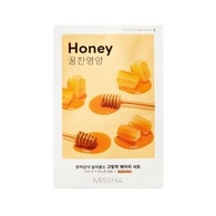 19 G MISSHA AIRY FIT SHEET MASK Maschera in Tessuto al Miele  1 di 2 