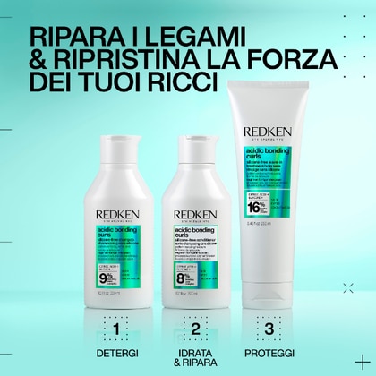 300 ML Redken ACIDIC BONDING CURLS Balsamo per Ricci Danneggiati  1 di 8 