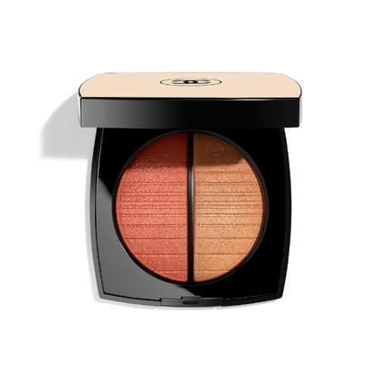 CHANEL LES BEIGES POUDRE BELLE MINE LUMIÈRE DORÉE DUO DI POLVERI ILLUMINANTI - CREAZIONE ESCLUSIVA 1 di 5