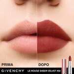 Givenchy LE ROUGE SHEER VELVET ROSSETTO MATT 3 di 3 ROSSETTO MATT