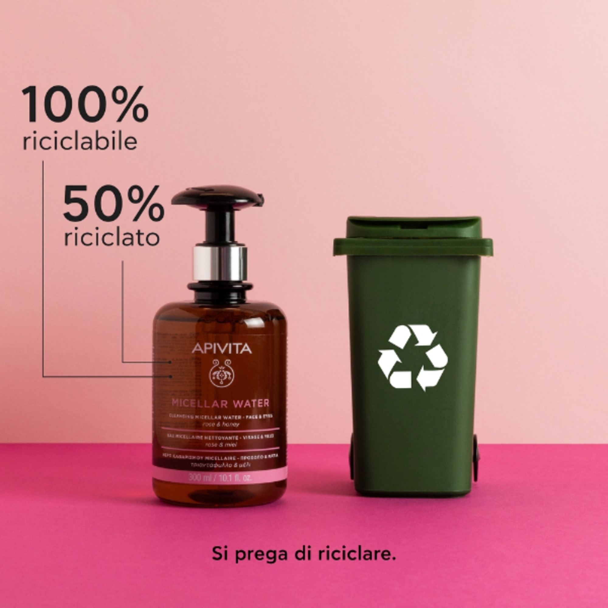 Acqua Micellare Detergente Viso e Occhi