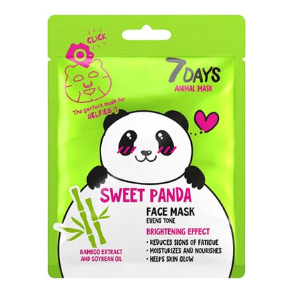 28 G 7Days SWEET PANDA Maschera Viso in Tessuto  1 di 1 