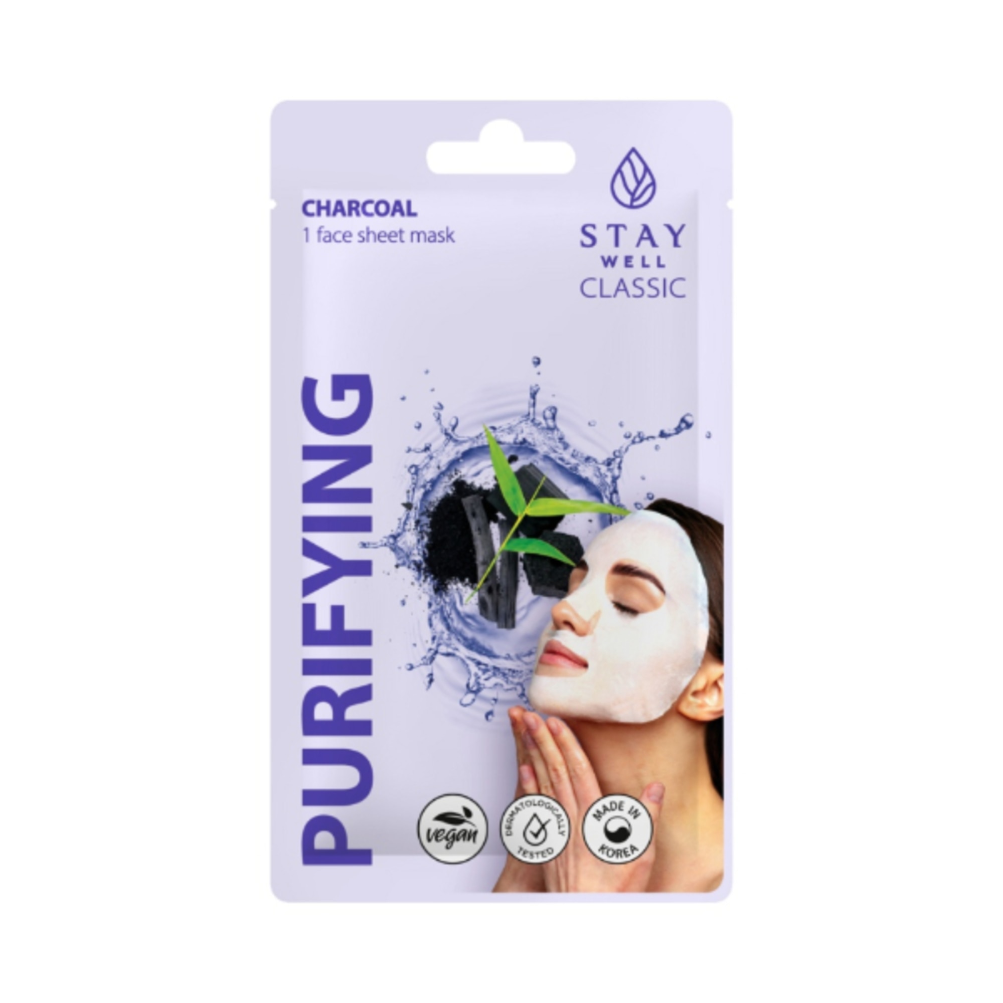 Stay Well PURIFYING Maschera in Tessuto al Carbone 1 di 1