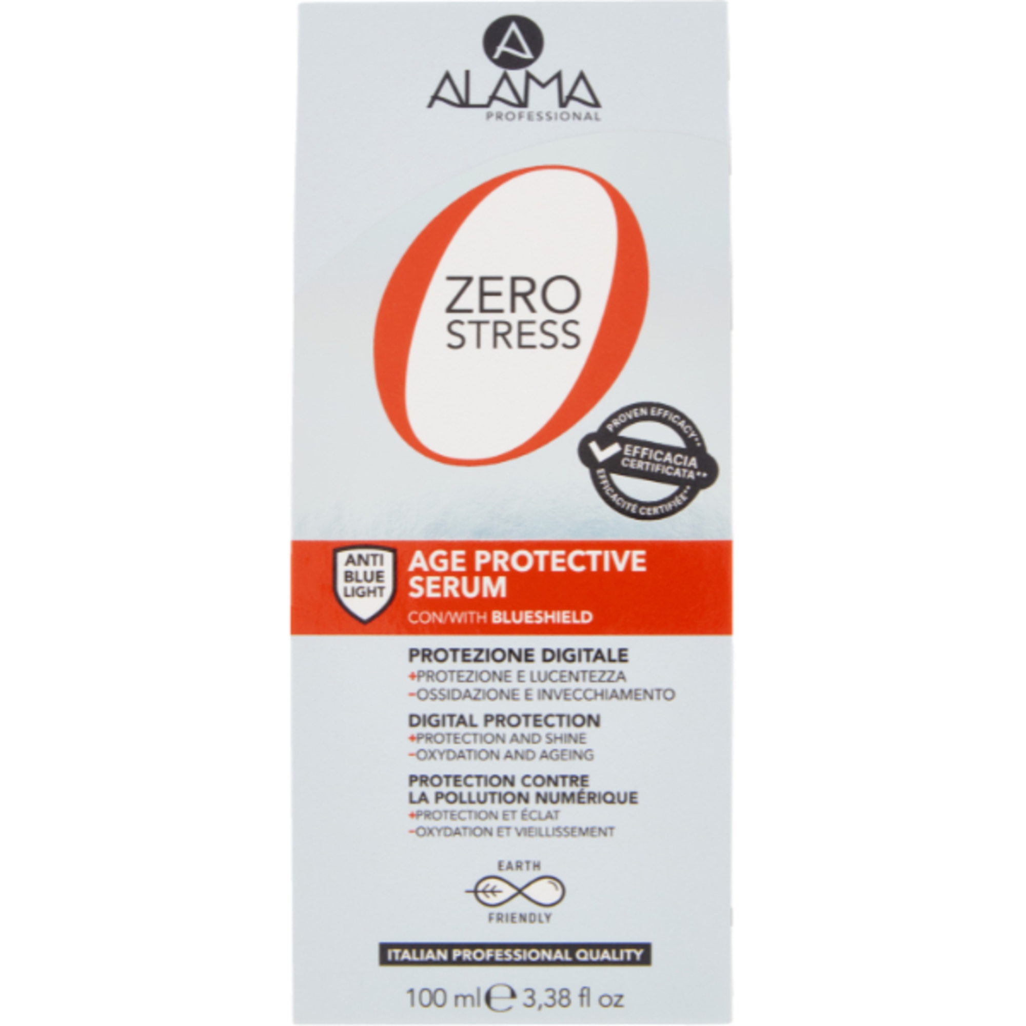 100 ML ALAMA PROFESSIONAL ZERO STRESS Siero Protettivo Capelli Pro Età 1 di 1