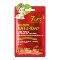 28 G 7Days SATURDAY Maschera Viso in Tessuto Romantic - Tonificante  1 di 2 