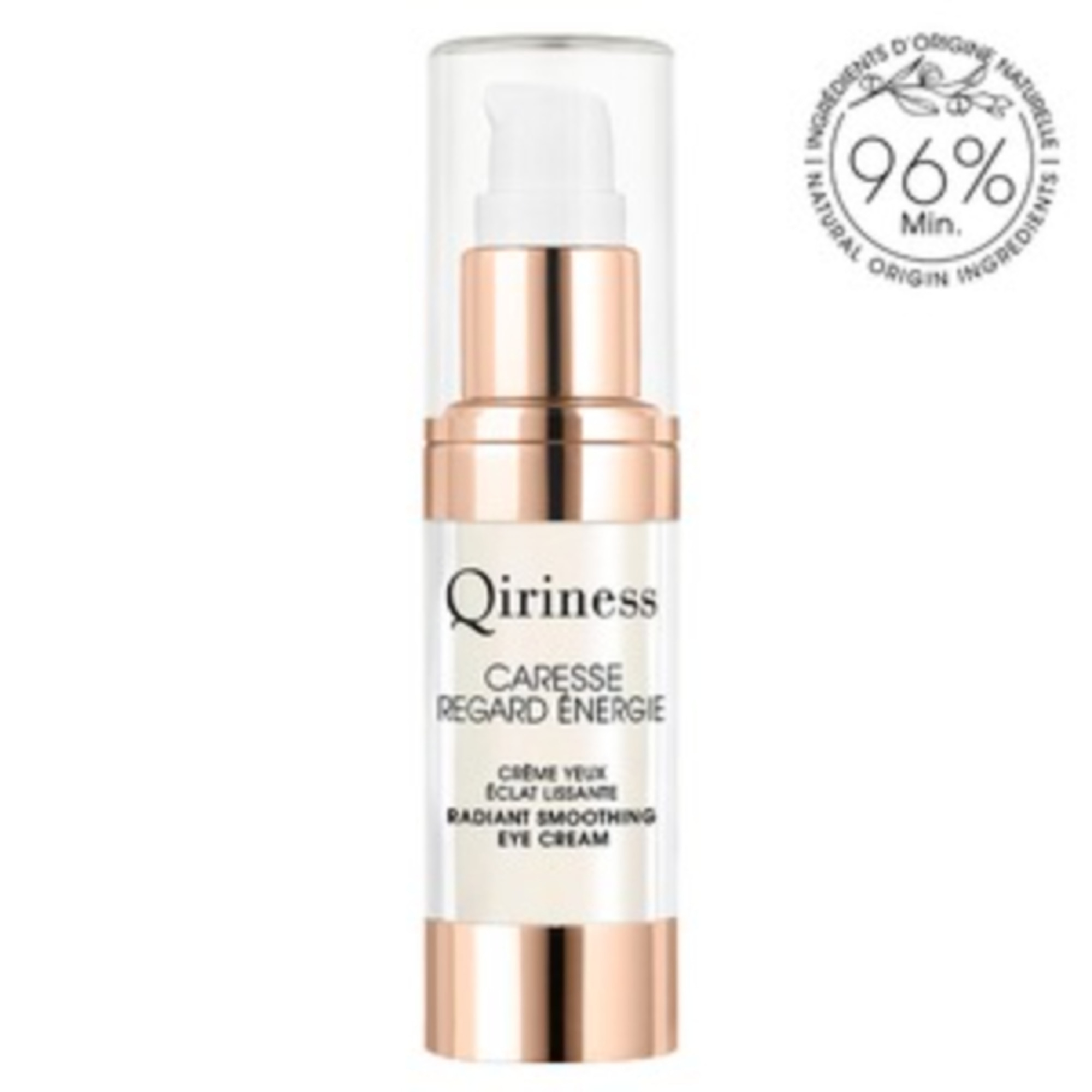 15 ML Qiriness CARESSE REGARD ÉNERGIE Crema Occhi Lisciante Luminosità 1 di 1