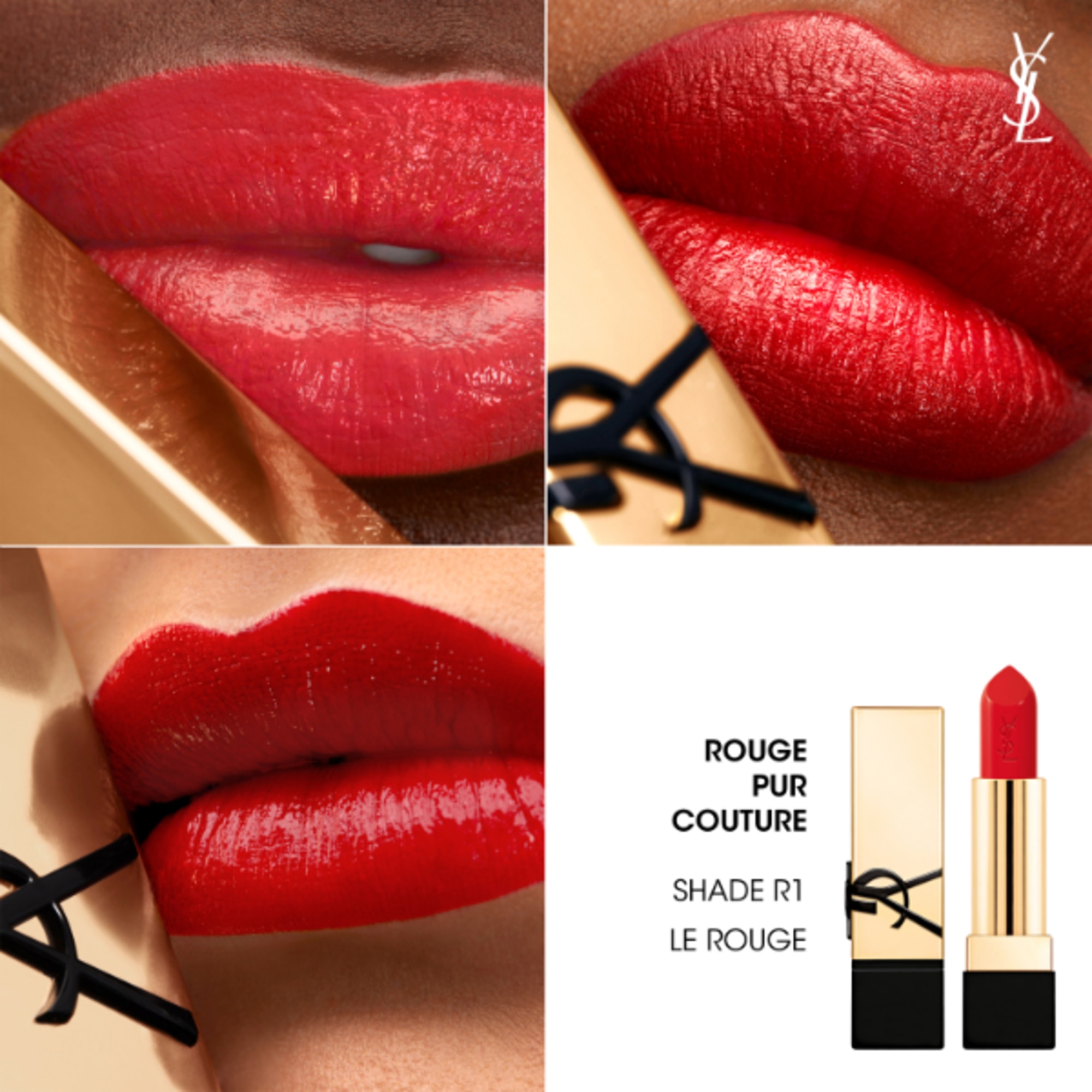Yves Saint Laurent ROUGE PUR COUTURE Rossetto Satinato 1 di 3