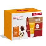 17g+75ml Clarins ROUTINE PROTEZIONE SOLARE ANTI-ETÀ Cofanetto Regalo 3 di 4 Cofanetto Regalo