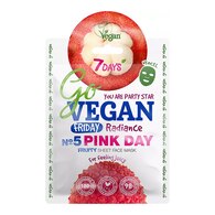 25 G 7Days GOVEGAN - PINK DAY Maschera Viso in Tessuto - Illuminante  1 di 2 