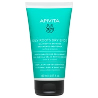 150 ML Apivita OILY ROOTS DRY ENDS Balsamo Riequilibrante per Cute Grassa e Punte Secche  1 di 2 