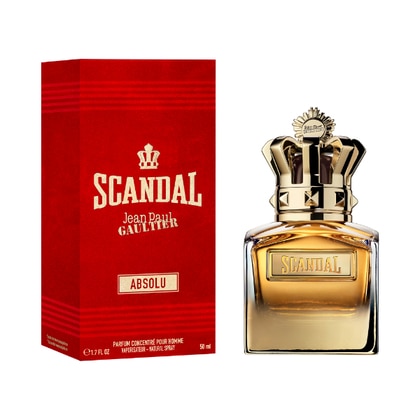 50 ML Jean Paul Gaultier SCANDAL ABSOLU POUR HOMME Parfum Concentré  1 di 5 