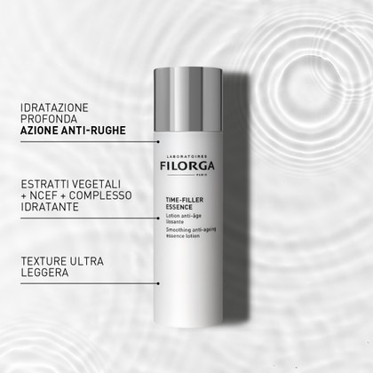 150 ML Filorga TIME-FILLER ESSENCE Lozione Anti-età per una Pelle Levigata  1 di 2 