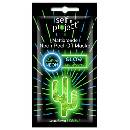 10 ML Selfie Project MATTIFYING NEON PEEL-OFF MASK Maschera Riequilibrante #GlowinGreen  1 di 1 