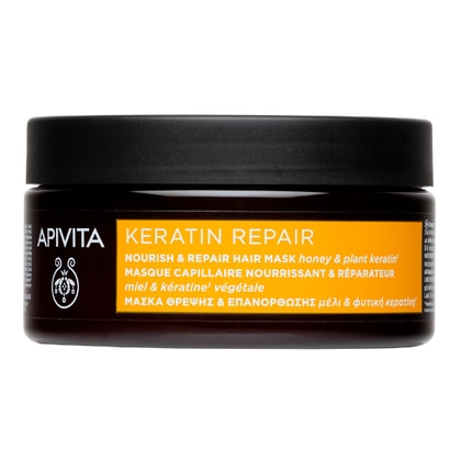 200 ML Apivita KERATIN REPAIR Maschera Nutriente Riparatrice  1 di 7 