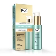  ROC MULTI COREXION HYDRATE + PLUMP IDRATANTE VISO Trattamento Viso SPF30  1 di 2 