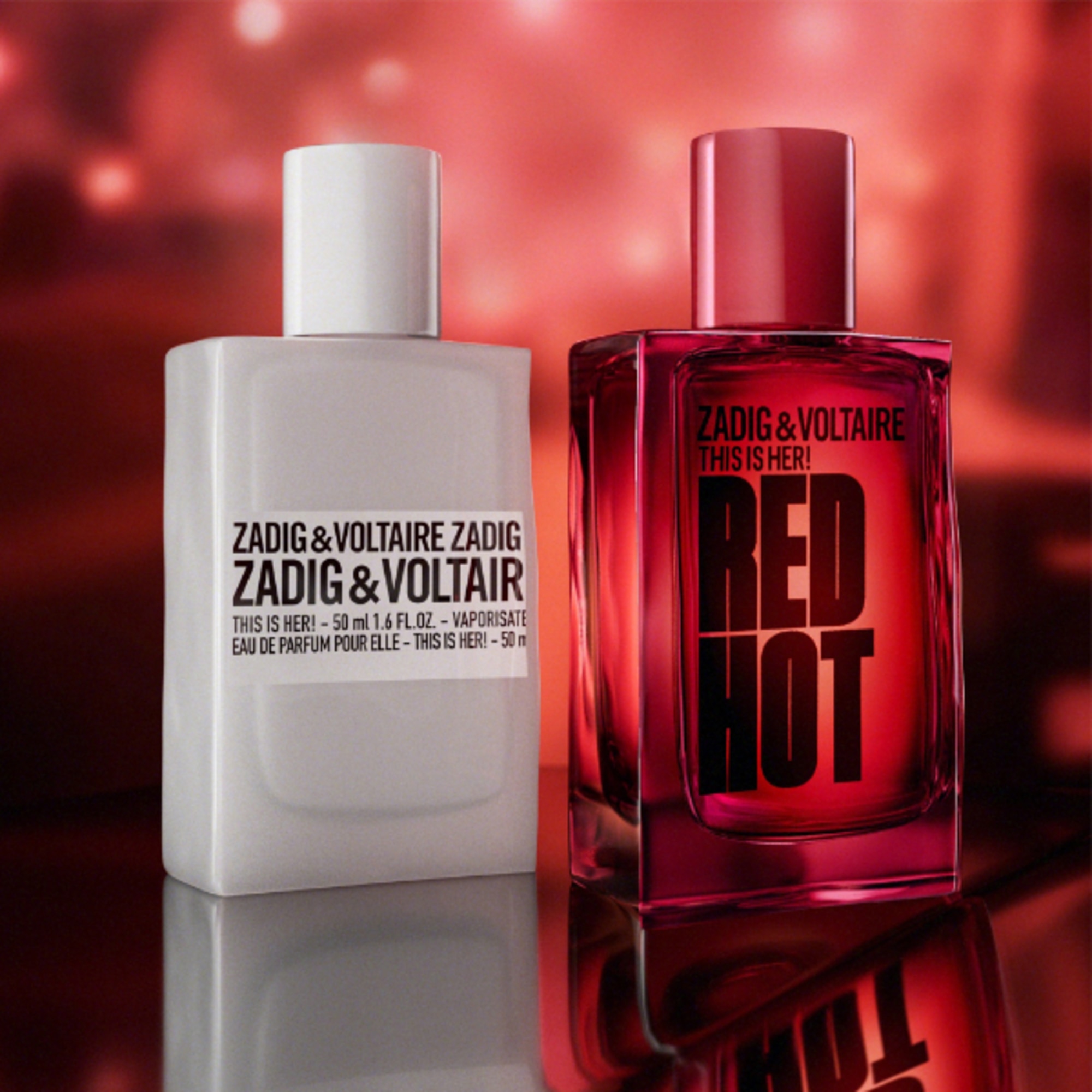 50 ML Zadig & Voltaire THIS IS HER! RED HOT Eau De Parfum 1 di 4