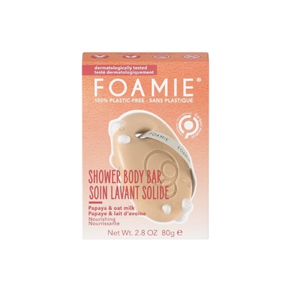 80 G Foamie OAT TO BE SMOOTH Shampoo Solido Papaia e Latte d'Avena  1 di 5 