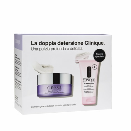 125ml+150ml Clinique SET DOPPIA DETERSIONE Cofanetto Regalo  1 di 3 