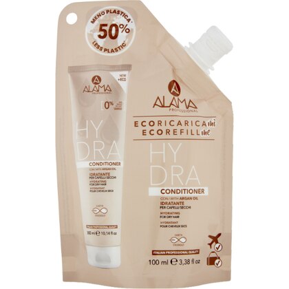 100 ML ALAMA PROFESSIONAL ECOREFILLME HYDRA Ricarica Balsamo Idratante Capelli Secchi  1 di 1 