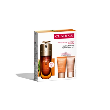 50ml+15ml+15ml+0,9ml Clarins COLLEZIONE ANTI-ETÁ TONICITÁ Cofanetto Regalo  1 di 4 