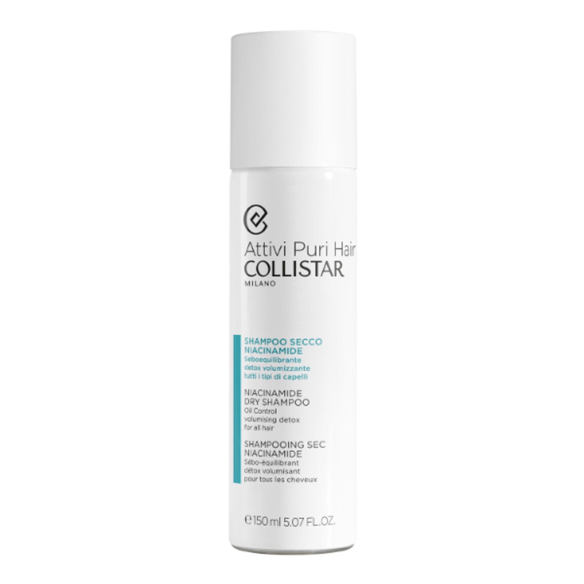 150 ML Collistar SHAMPOO SECCO NIACINAMIDE Shampoo Secco Seboequilibrante - Per Tutti i Tipi di Cute e Capelli 1 di 2