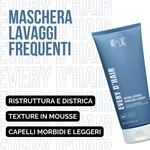 200 ML Mulac EVERY D'HAIR RISTRUTTURA & DISTRICA Maschera Capelli Rivitalizzante 4 di 7 Maschera Capelli Rivitalizzante
