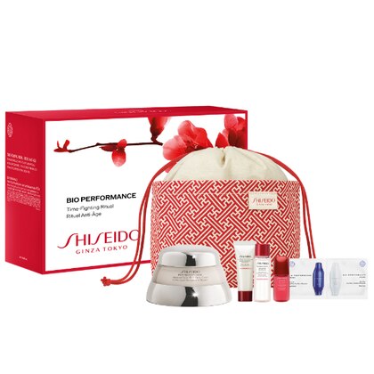 50ml+15ml+30ml+10ml Shiseido BIO-PERFORMANCE POUCH SET SET BOP ADVANC SUPER REVIT CRM  1 di 3 