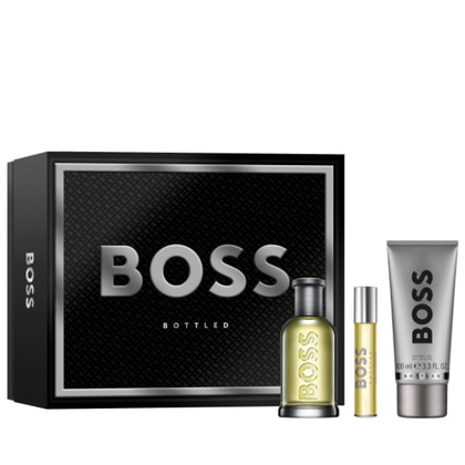 100ml+100ml+10ml Hugo Boss BOSS BOTTLED EAU DE TOILETTE Cofanetto Regalo  1 di 3 