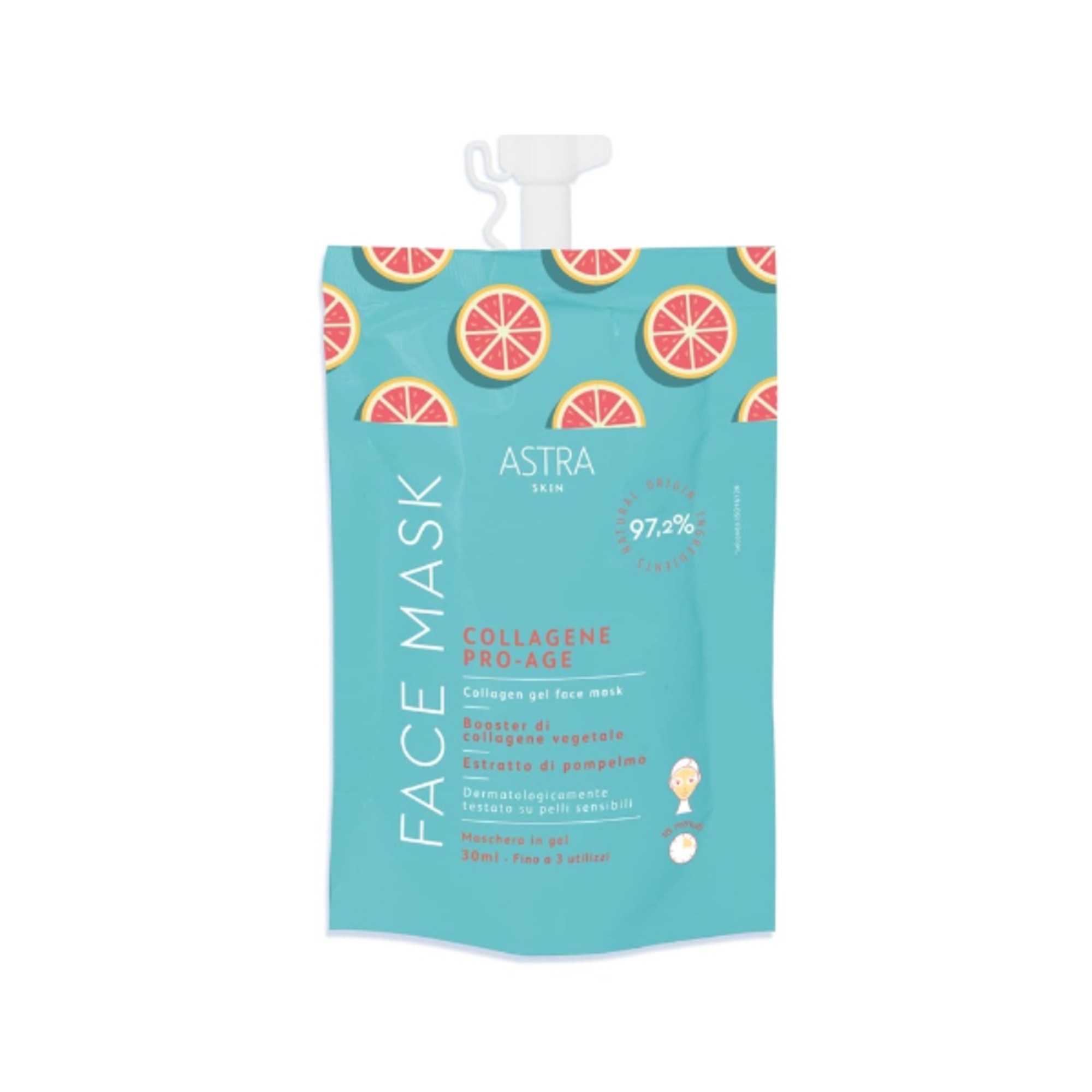30 ML ASTRA MAKE-UP FACE MASK COLLAGENE PRO-AGE Maschera Viso 1 di 2