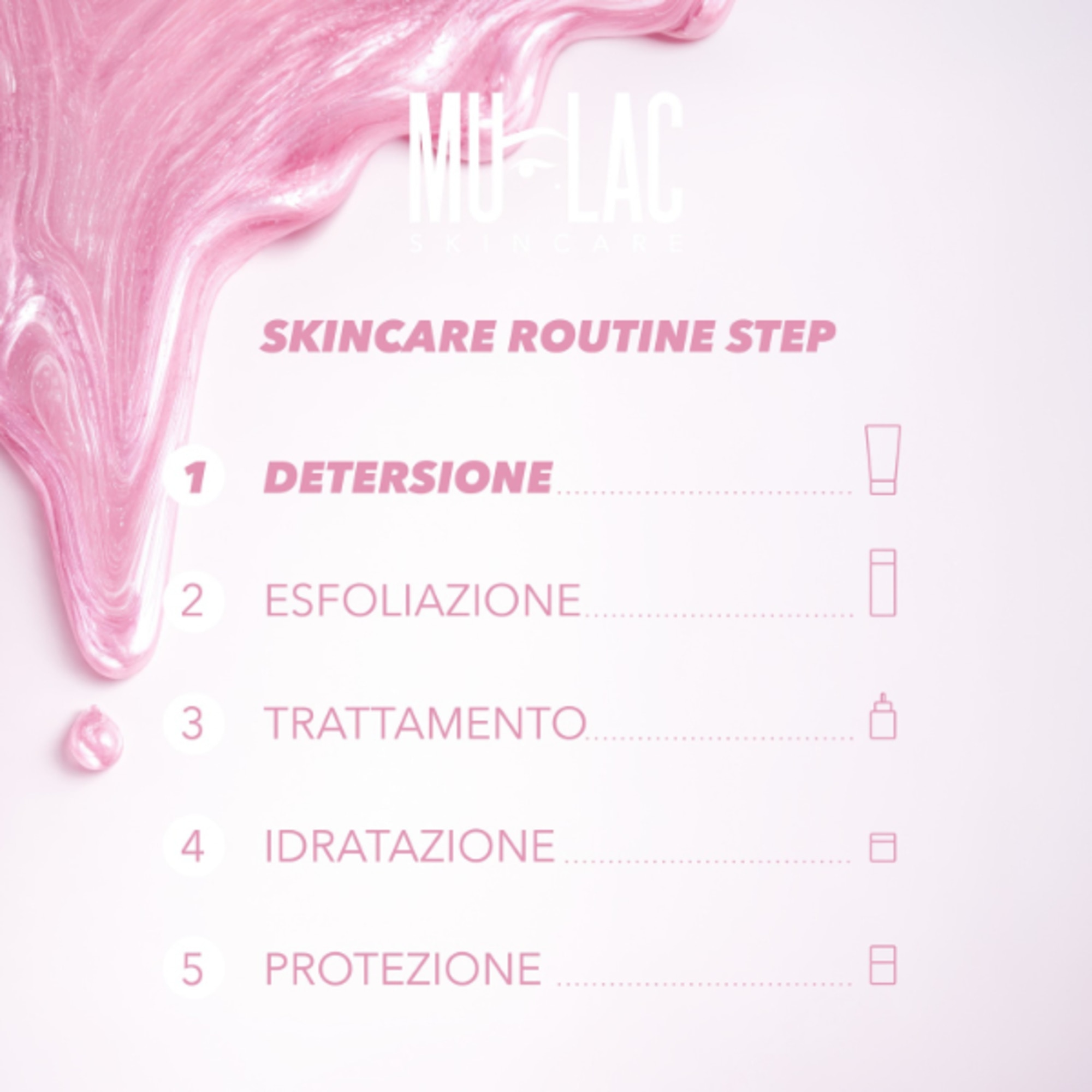 120 ML Mulac BUBBLE GLEAM Doppia Detersione 2-In-2  1 di 4 