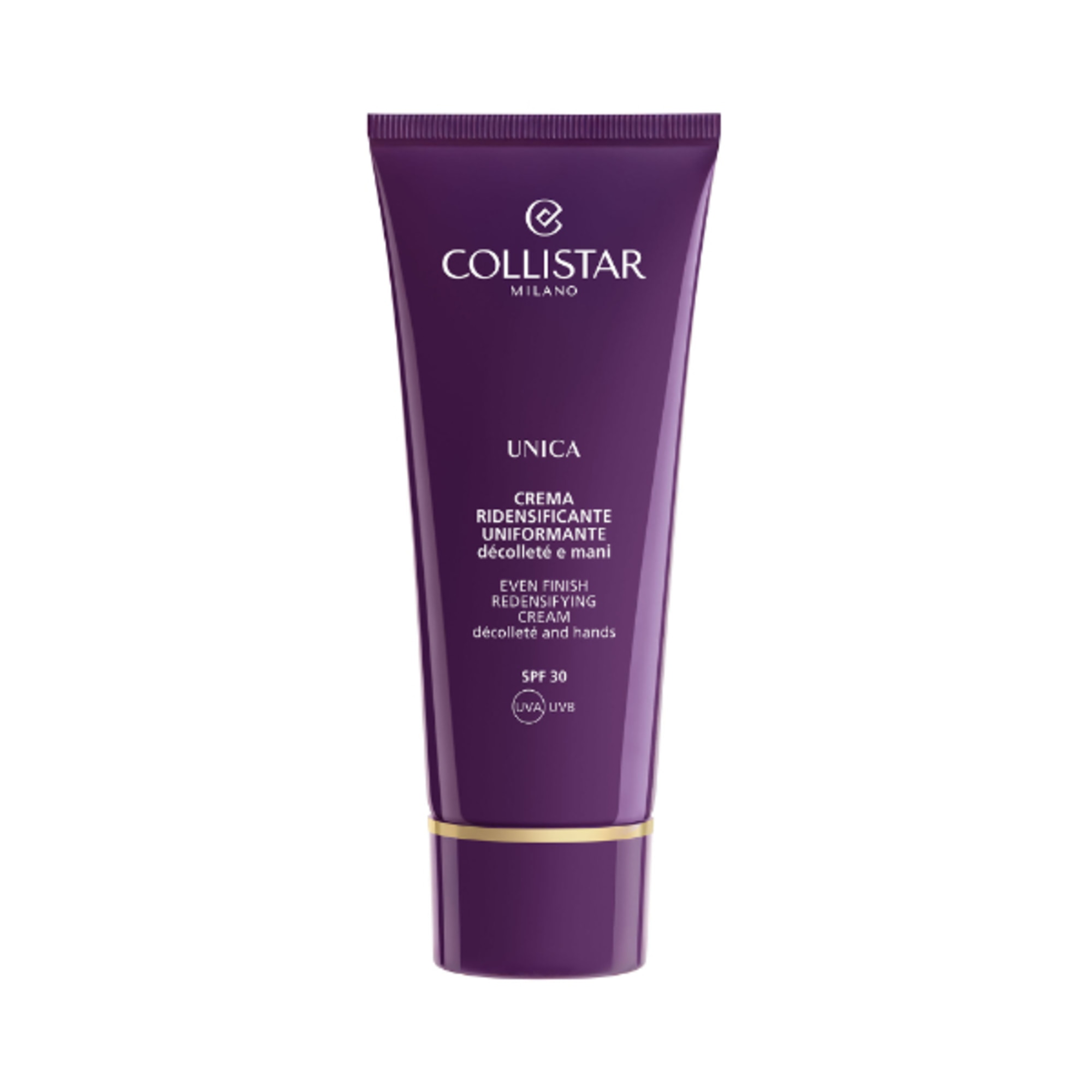 75 ML Collistar UNICA Crema Mani Ridensificante Unifromante Décolleté e Mani 1 di 3