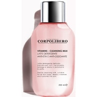 200 ML Corpolibero VITAMINS - CLEANSING MILK Latte Detergente Anti-Età e Anti-Ossidante  1 di 2 