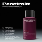 280 ML Sebastian PENETRAITT Shampoo Ristrutturante e Nutriente 2 di 7 Shampoo Ristrutturante e Nutriente