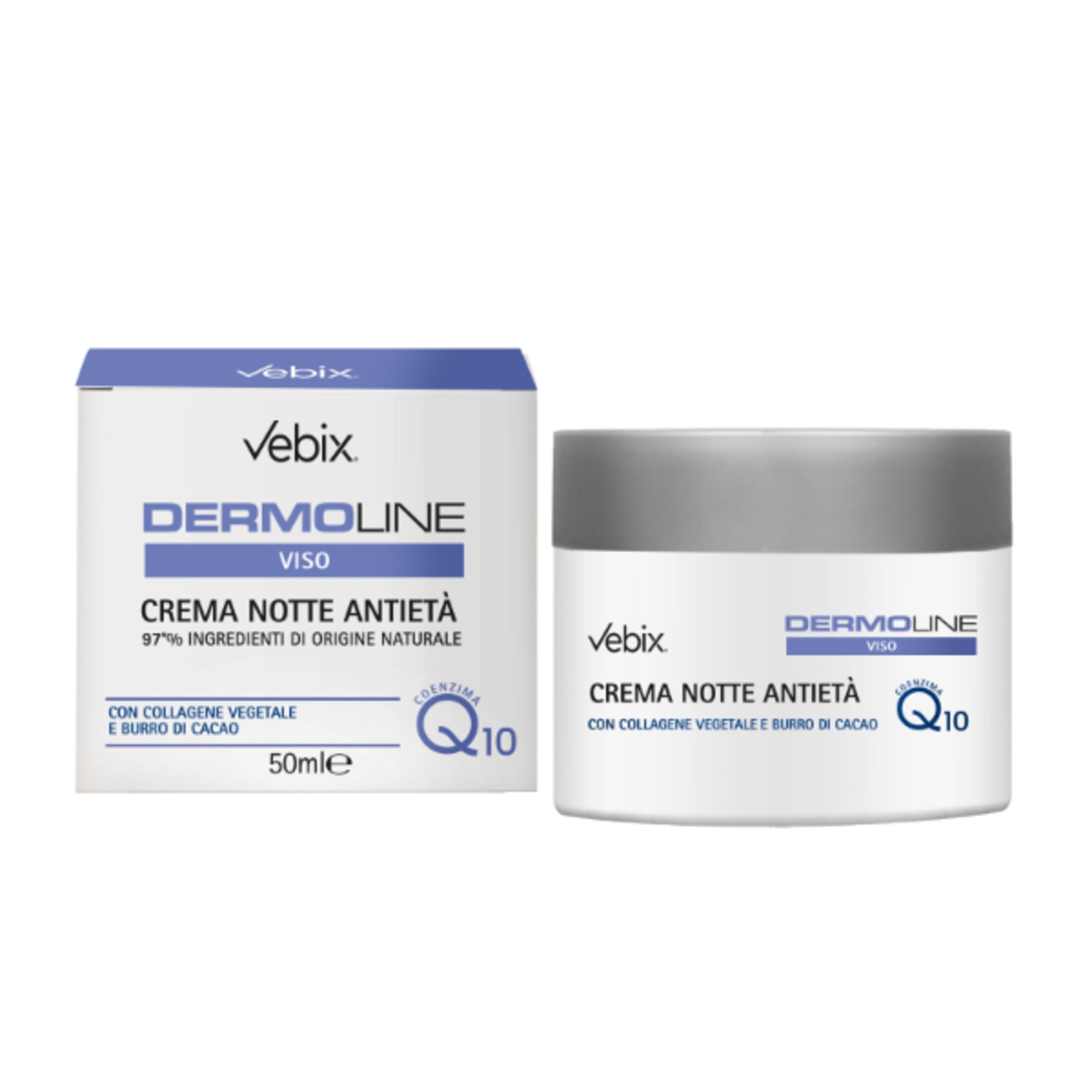 50 ML Vebix DERMOLINE Crema Notte Antietà 1 di 1