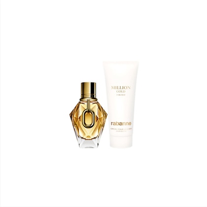 50ml+100ml Rabanne MILLION GOLD FOR HER Cofanetto Regalo  1 di 3 