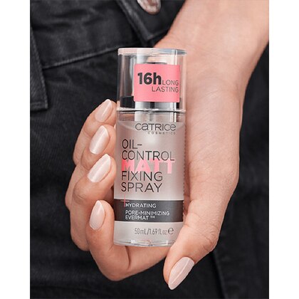 50 ML Catrice OIL-CONTROL MATT Spray Fissante Make-up  1 di 3 