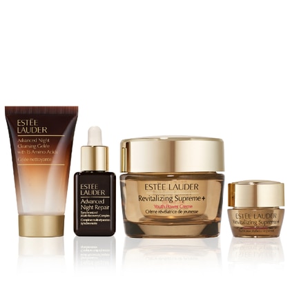 30ml+15ml+50ml+5ml Estée Lauder REVITALIZING SUPREME+ HOLIDAY SKINCARE SET Cofanetto Regalo  1 di 3 