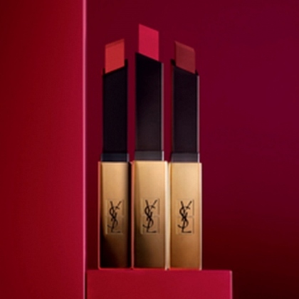  Yves Saint Laurent ROUGE PUR COUTURE THE SLIM ROSSETTO MAT ALTA COPERTURA LUNGA TENUTA  1 di 3 