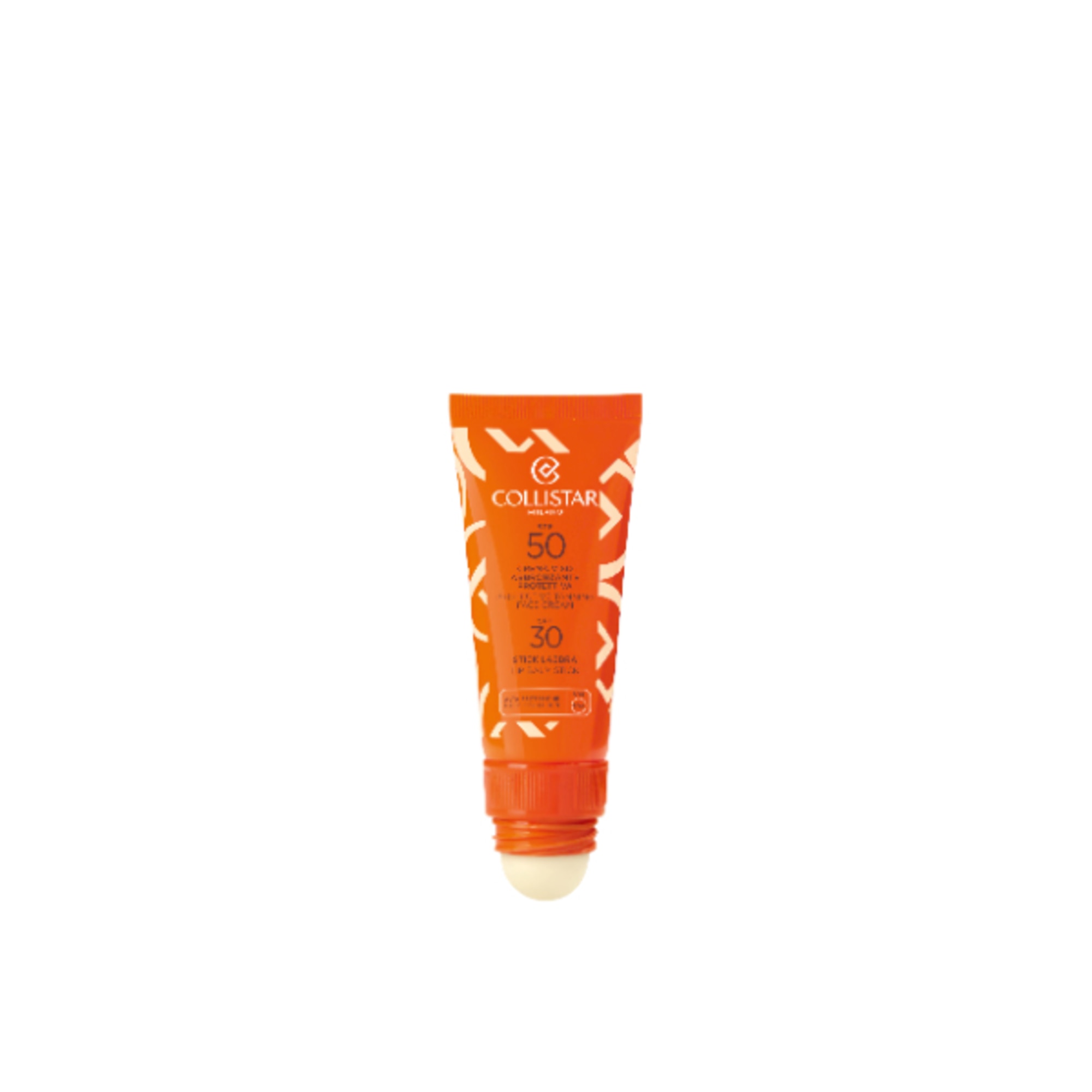 Crema Viso Abbronzante Protettiva SPF50 + Stick Labbra SPF30