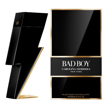 100 ML Carolina Herrera BAD BOY Eau de Toilette  1 di 3 