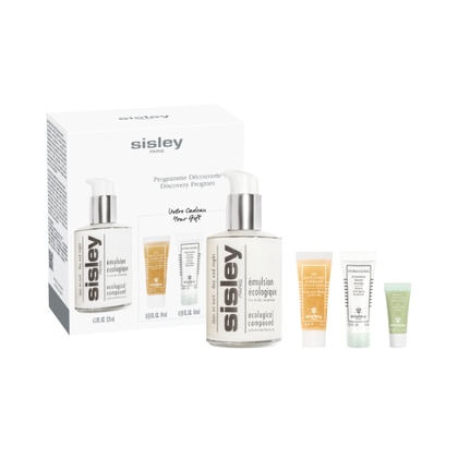 125ml+10ml+10ml+2ml Sisley EMULSION ECOLOGIQUE FORMULE AVANCÉE PROGRAMME DÉCOUVERTE Cofanetto Regalo  1 di 1 